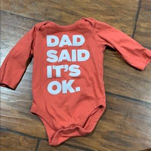 Baby boy onesie